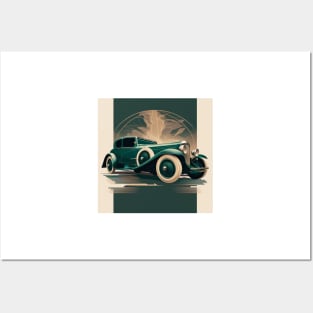 Art Deco Style Cars Posters and Art